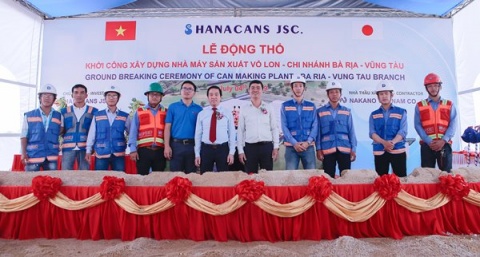 DINCO E&C SÀI GÒN KHỞI CÔNG DỰ ÁN NHÀ MÁY HANACANS VŨNG TÀU